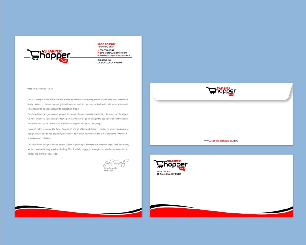 Asharpershopper.com  logo design by Boomstudioz