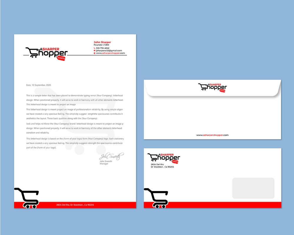 Asharpershopper.com  logo design by Boomstudioz