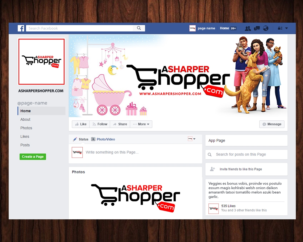 Asharpershopper.com  logo design by MastersDesigns