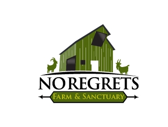 No Regrets Farm & Sanctuary logo design by art-design