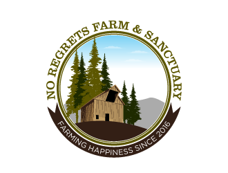 No Regrets Farm & Sanctuary logo design by torresace