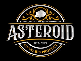 Asteroid logo design by Benok