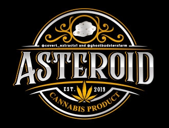 Asteroid logo design by Benok