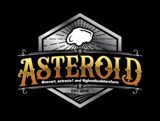Asteroid logo design by daywalker
