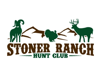 Stoner Ranch Hunt Club logo design by LogOExperT