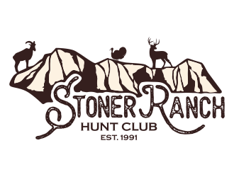 Stoner Ranch Hunt Club logo design by aldesign