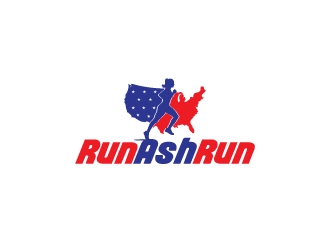 Run Ash Run logo design by artbitin