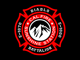CAL FIRE Sunshine Station logo design by yunda