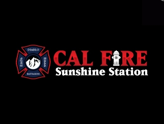 CAL FIRE Sunshine Station logo design by mattlyn