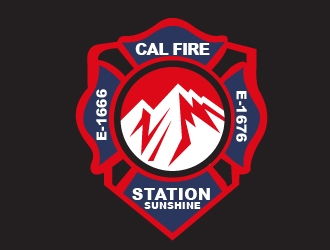 CAL FIRE Sunshine Station logo design by art-design