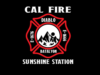 CAL FIRE Sunshine Station logo design by logy_d