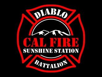 CAL FIRE Sunshine Station logo design by LogOExperT