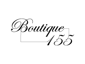 Boutique 155 logo design by twomindz