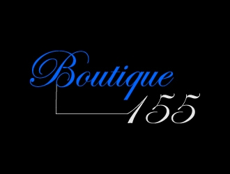 Boutique 155 logo design by twomindz