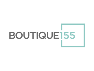 Boutique 155 logo design by bombers