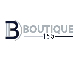 Boutique 155 logo design by AamirKhan