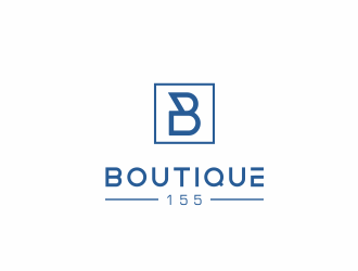 Boutique 155 logo design by Louseven