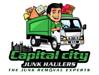 Capital city Junk Haulers logo design by uttam