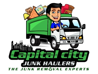 Capital city Junk Haulers logo design by uttam