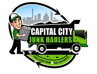 Capital city Junk Haulers logo design by Suvendu