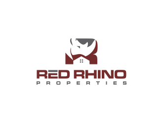 Red Rhino Properties logo design by oke2angconcept