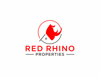 Red Rhino Properties logo design by checx