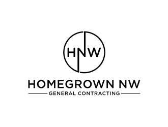 Homegrown NW General Contracting  logo design by johana