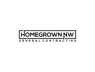 Homegrown NW General Contracting  logo design by RIANW