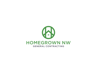 Homegrown NW General Contracting  logo design by pete9