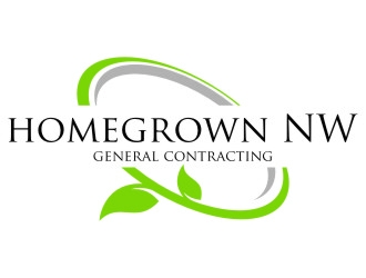 Homegrown NW General Contracting  logo design by jetzu