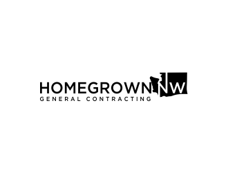 Homegrown NW General Contracting  logo design by oke2angconcept