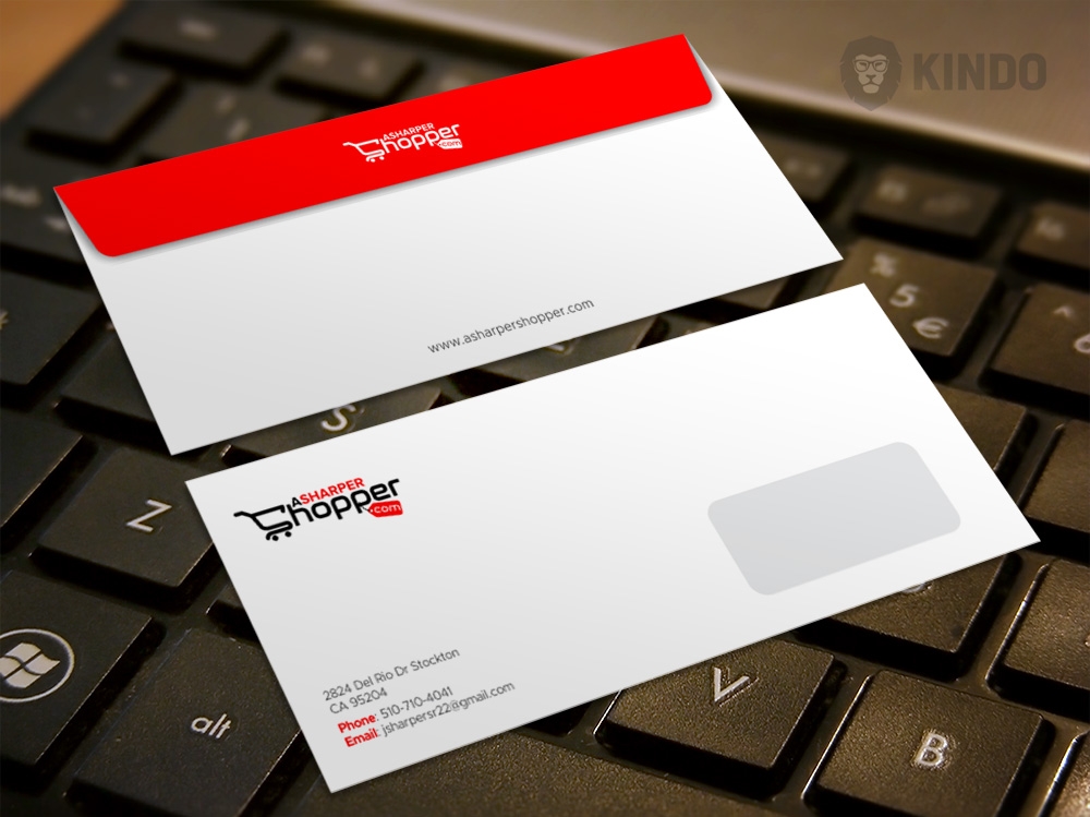 Asharpershopper.com  logo design by Kindo