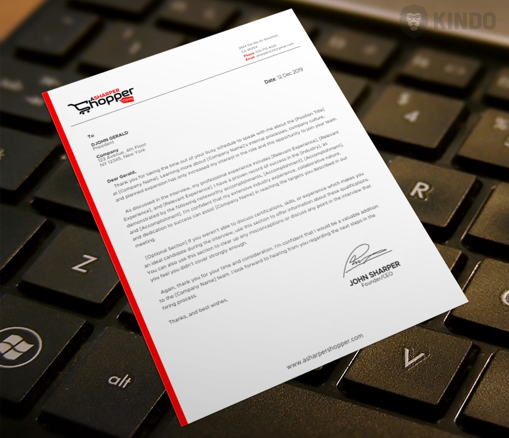 Asharpershopper.com  logo design by Kindo