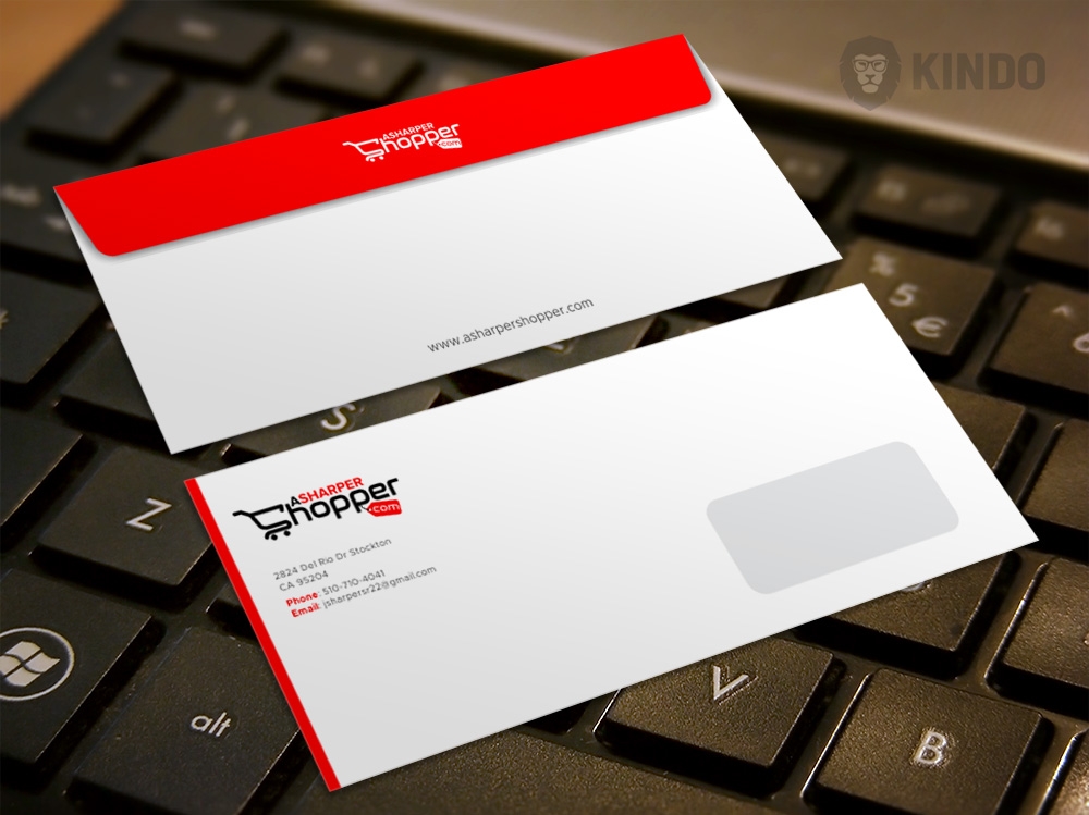 Asharpershopper.com  logo design by Kindo