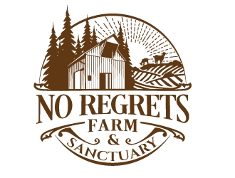 No Regrets Farm & Sanctuary logo design by jaize