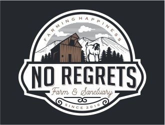 No Regrets Farm & Sanctuary logo design by Eko_Kurniawan