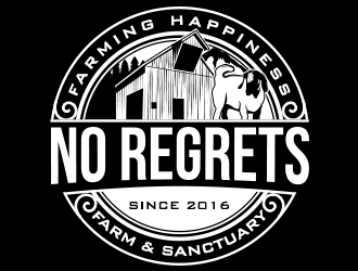 No Regrets Farm & Sanctuary logo design by ProfessionalRoy