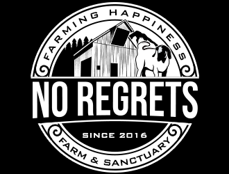 No Regrets Farm & Sanctuary logo design by ProfessionalRoy
