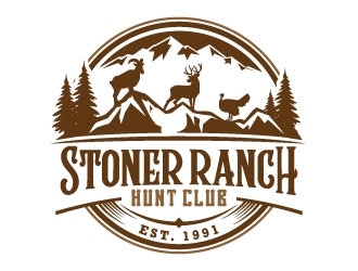 Stoner Ranch Hunt Club logo design by jaize