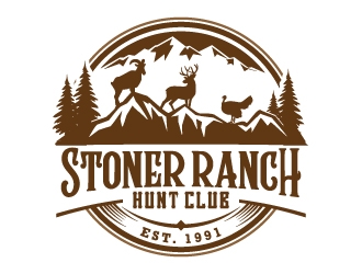 Stoner Ranch Hunt Club logo design by jaize