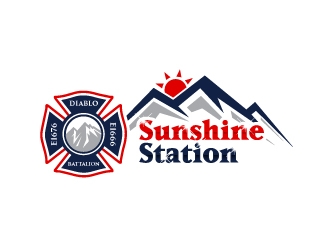 CAL FIRE Sunshine Station logo design by mattlyn