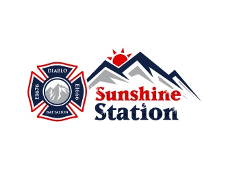 CAL FIRE Sunshine Station logo design by mattlyn
