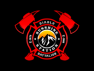 CAL FIRE Sunshine Station logo design by yunda