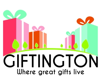 Giftington logo design by artomoro
