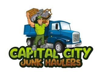 Capital city Junk Haulers logo design by rahmatillah11