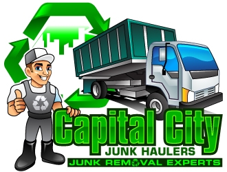 Capital city Junk Haulers logo design by Suvendu