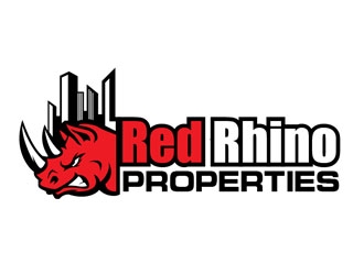 Red Rhino Properties logo design by frontrunner