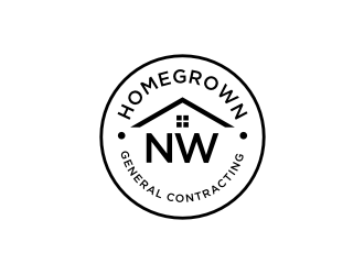 Homegrown NW General Contracting  logo design by protein