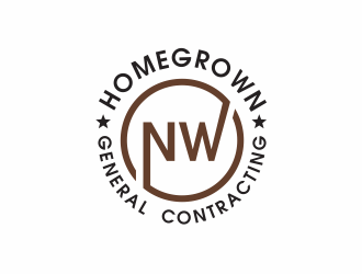 Homegrown NW General Contracting  logo design by up2date