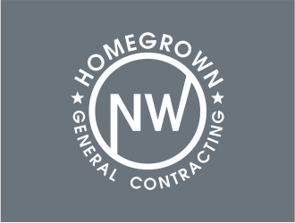 Homegrown NW General Contracting  logo design by up2date